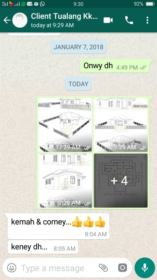 bina rumah atas tanah sendiri