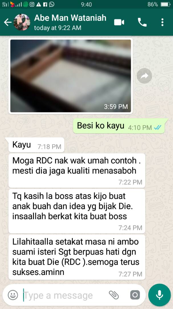 bina rumah atas tanah sendiri