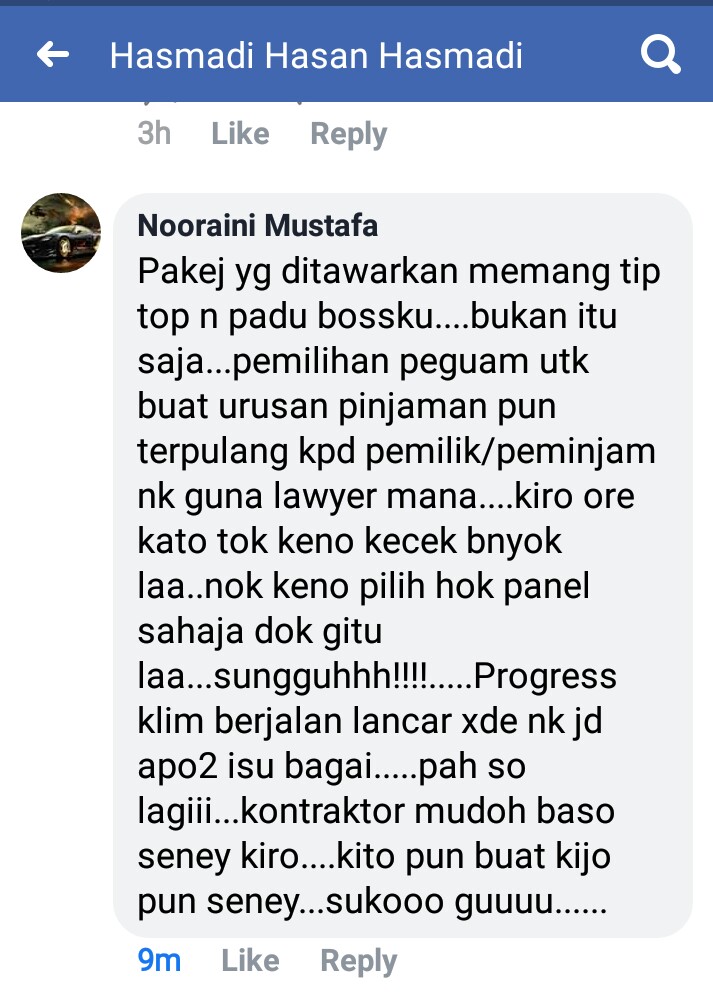 bina rumah atas tanah sendiri