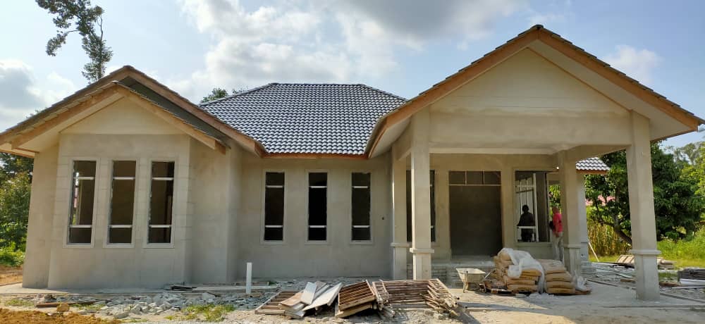 bina rumah atas tanah sendiri