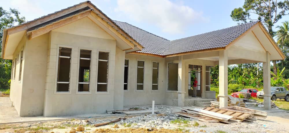 bina rumah atas tanah sendiri