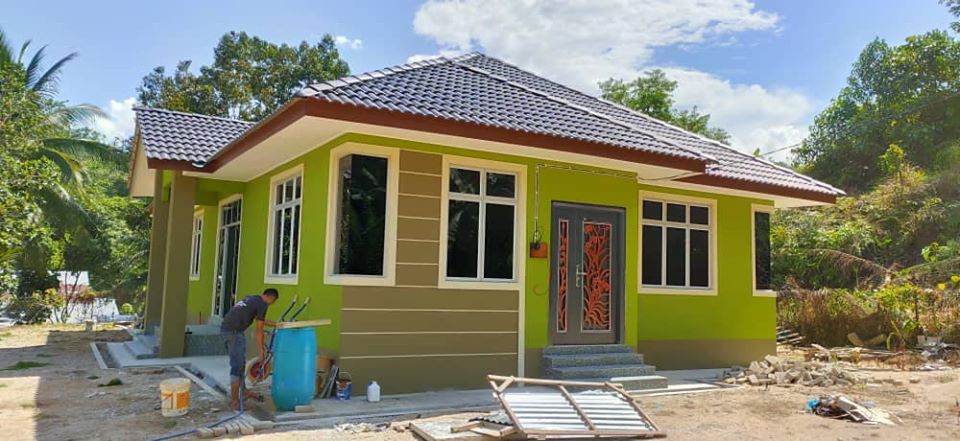 bina rumah atas tanah sendiri