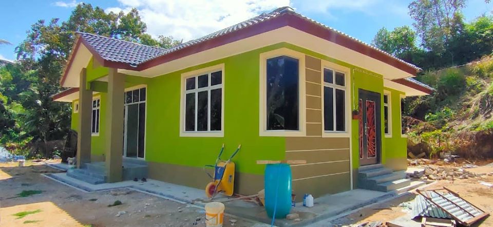 bina rumah atas tanah sendiri