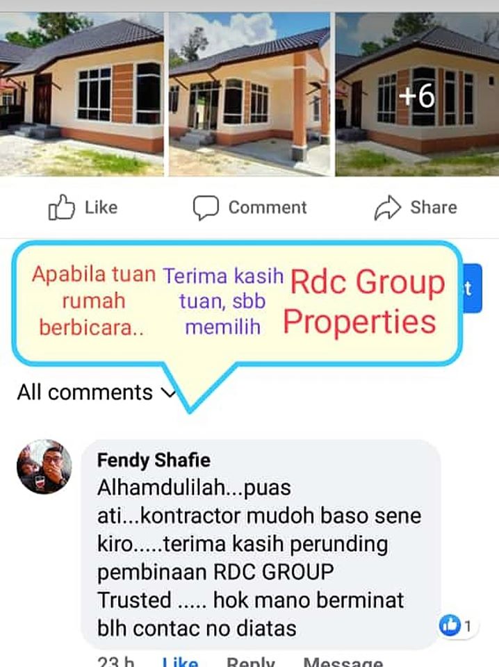 bina rumah atas tanah sendiri
